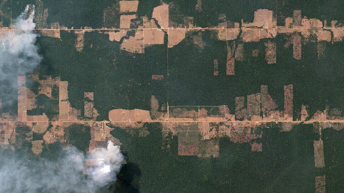 צילום אוויר של שטחים חקלאיים, Planet Labs, Inc., CC BY-SA 4.0 <https://creativecommons.org/licenses/by-sa/4.0>, via Wikimedia Commons